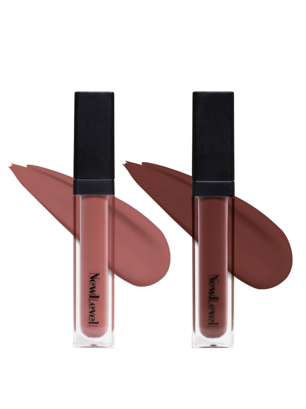 Velvet Matte Liquid Lipstick Duo - Send Nudes x Morning After