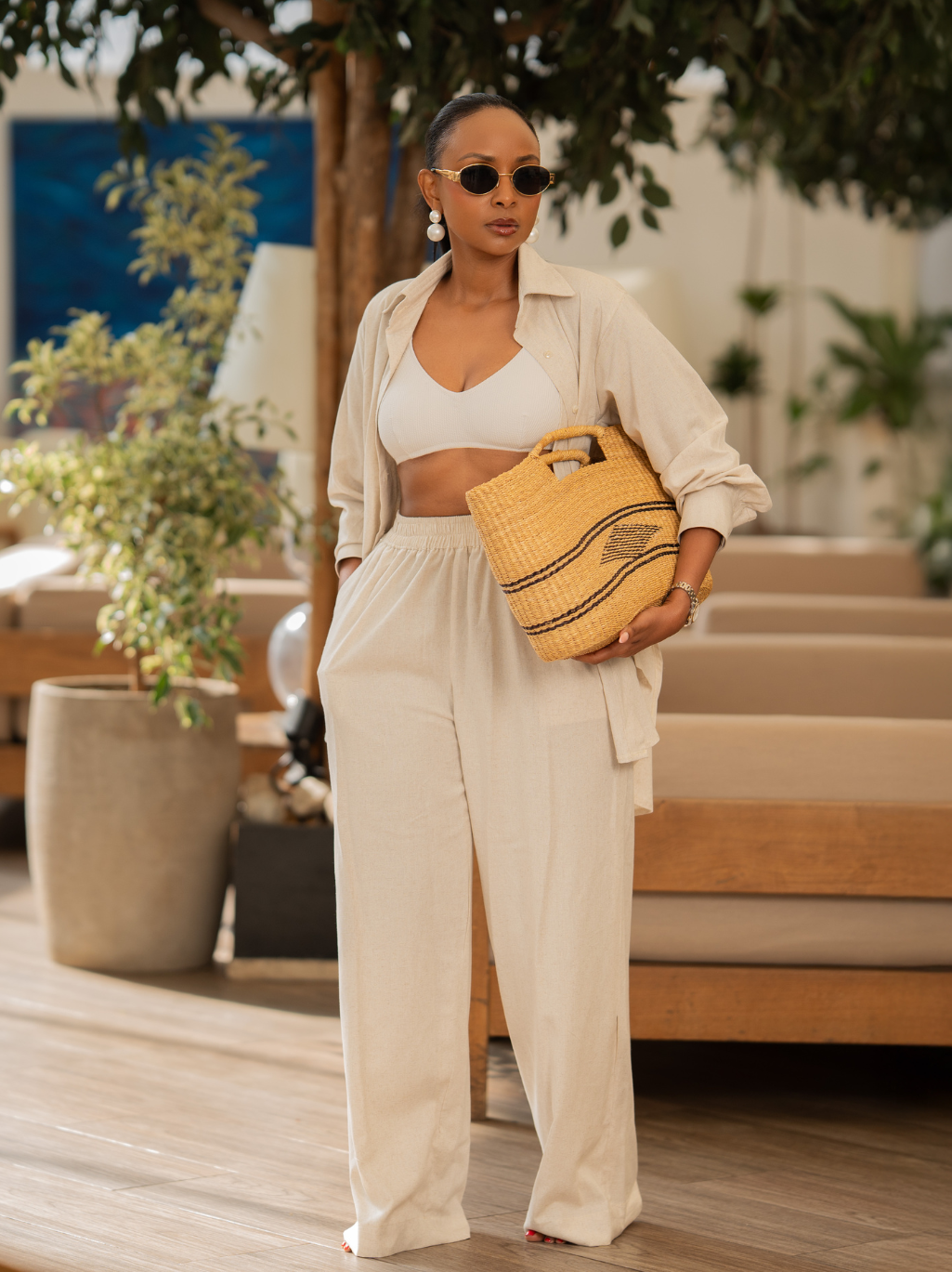 OATMEAL MARA LINEN SET