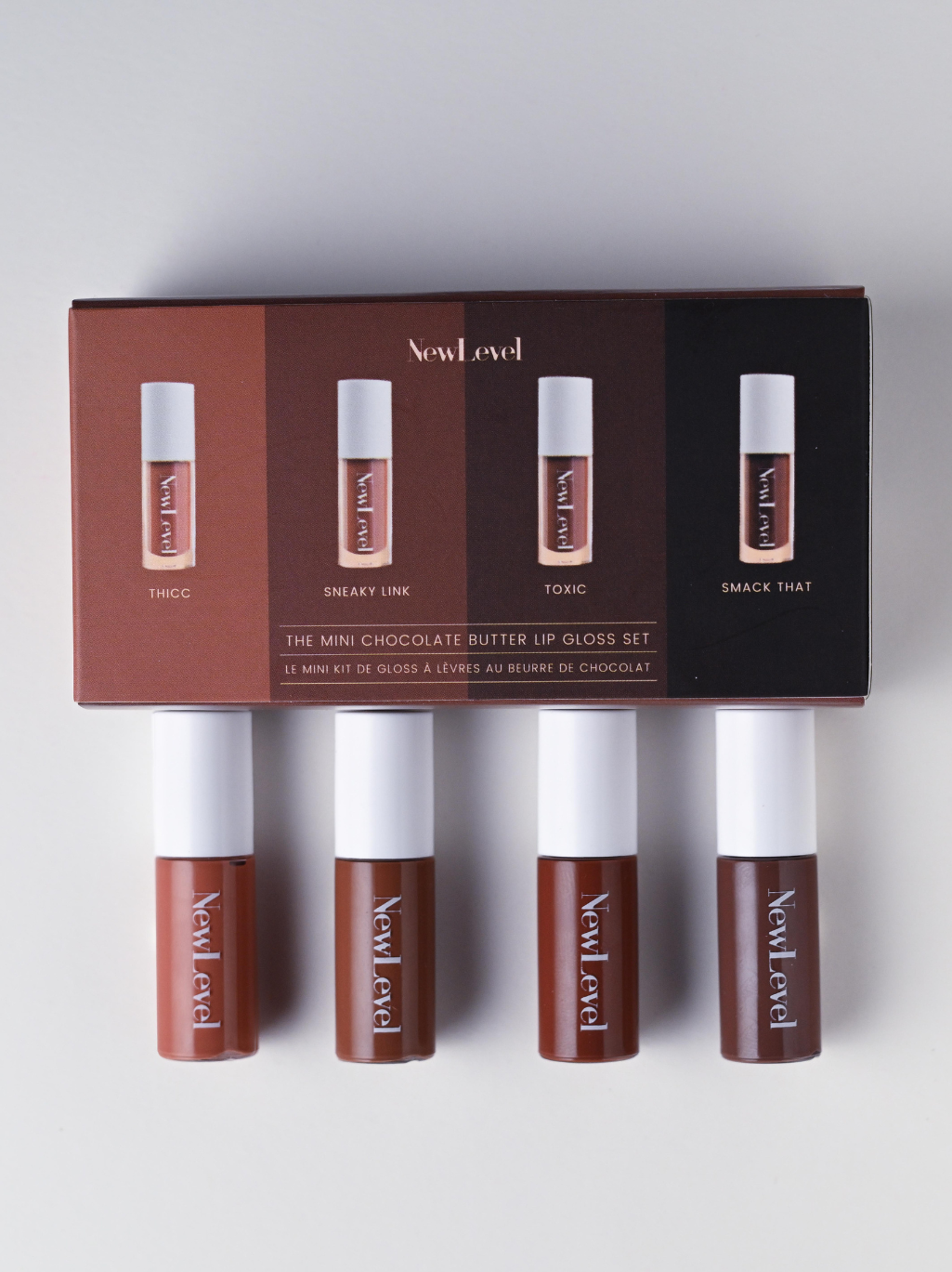 THE MINI CHOCOLATE BUTTER LIP GLOSS SET- LIMITED EDITION (PRE-ORDER SHIPS FROM 20TH MAY 2024)