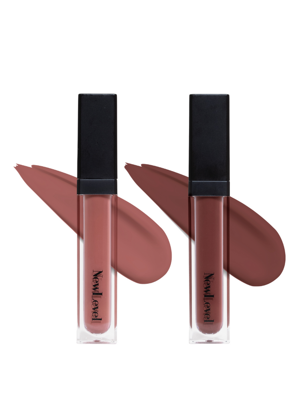 Velvet Matte Liquid Lipstick Duo - Send Nudes x Choke Me